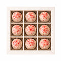 9er Pralinen-Box Erdbeere-Eierpunsch als Premium-Geschenk