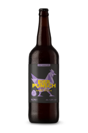 Eierpunsch Kaffee Crème Brûlée Winter-Edition, Flasche
