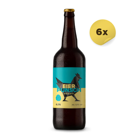 Eierpunsch - das Original │6er Sparpaket in Blau