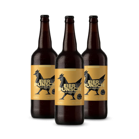 3er Set Eierpunsch Mango Marakuja Sommerflaschen