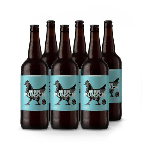 6er Set Eierpunsch Pina Colada Sommerflaschen