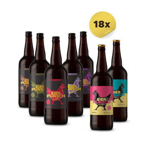 Eierpunsch - Winter Collection im 18er Mix