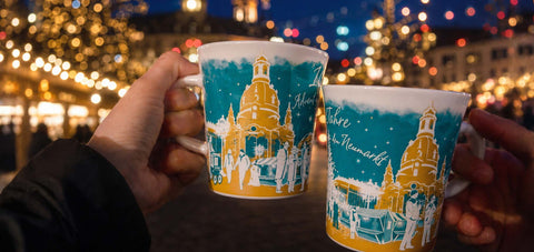 Weihnachtsevent in Dresden mit Eierpunsch-Ausschank